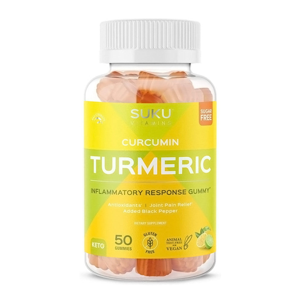Suku Turmeric Curcumin Gummies, 50 Ct